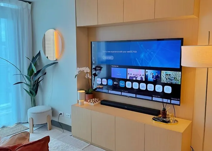 Apartamento Cozy Scandi Luxe Executive 1br With Free Parking